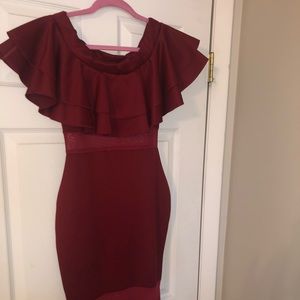 Maroon Dress
